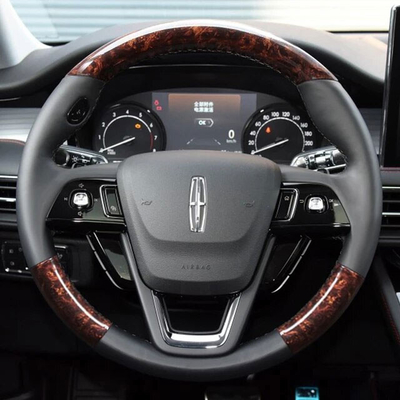 Lincoln Series Customized Black Steering Wheel For Improved Performance And Efficiency