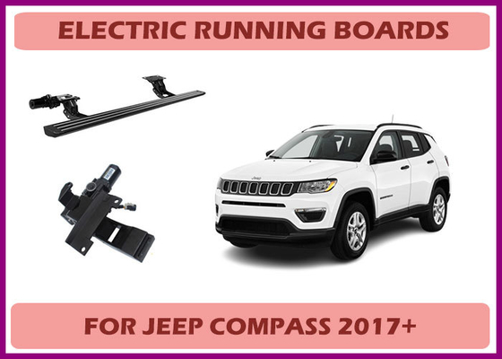 Jeep Compass Automatic Retractable Running Boards with Rust-Resistant