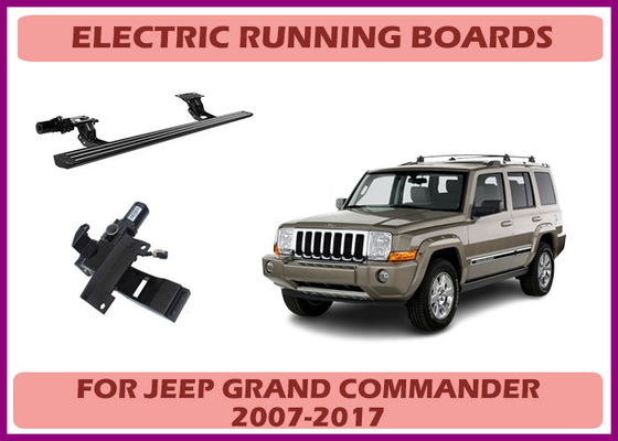 Jeep Grand Commander Retractable Running Boards and Steps with Wiring Compatibility